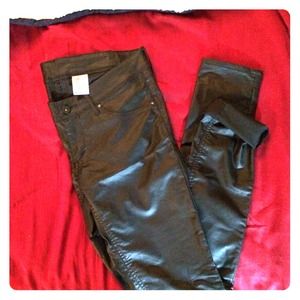 Leather skinny Jeans