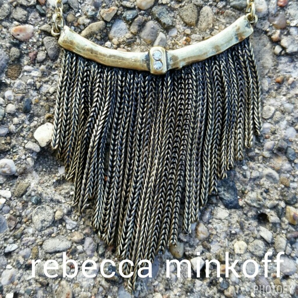 Rebecca Minkoff Jewelry - Rebecca Minkoff gold fringe necklace