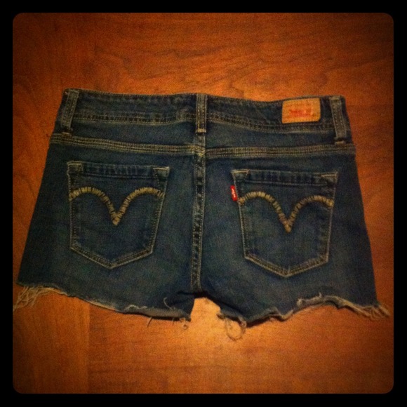Medium Wash Authentic Levi's Cutoffs