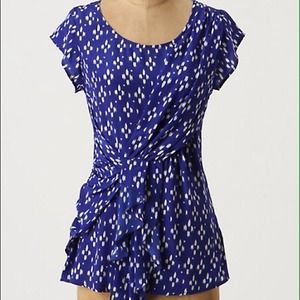 Anthro Gathering Blossoms Top