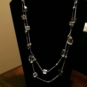 Ice Crystal Necklace and earrings