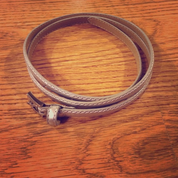 J. Crew silver belt size S