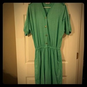 Vintage Turquoise jumpsuit