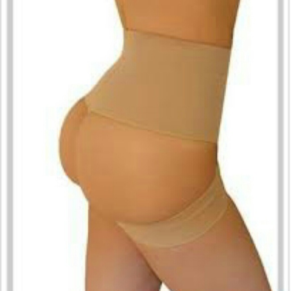 Butt enhancer lifting panty with adjustable straps