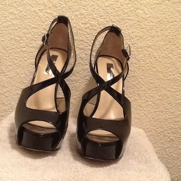 INC International Concepts Shoes - NEW INC Black Patent Leather heels