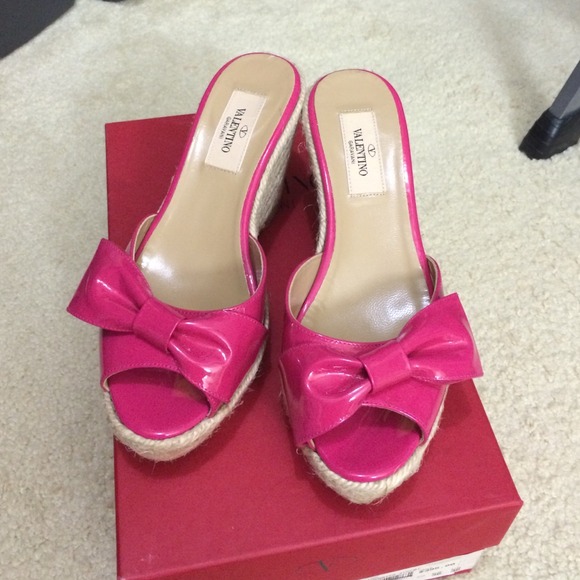 Valentino espradilles wedge shoe