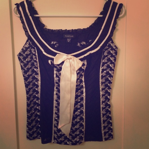 ADORABLE bebe bustier top
