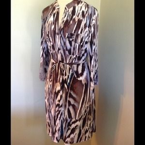 Multi Colored Animal Print Dress