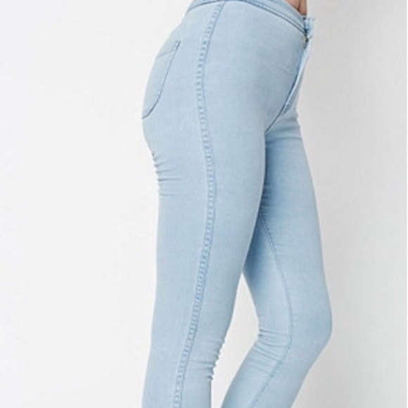Light wash american apparel easy jean