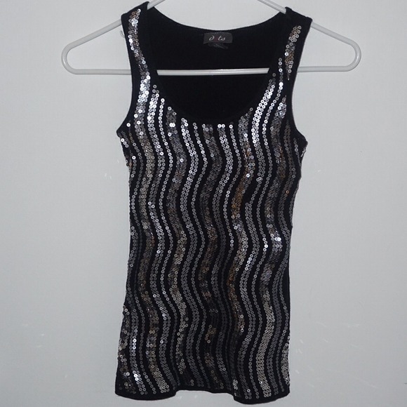 Sequin tank top