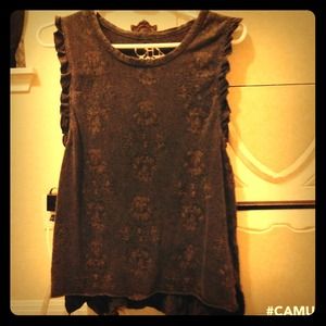 ✨SALE✨Chaser Ruffle Muscle tank