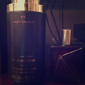 VS Seduction dark orchid perfume and lotion