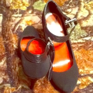 Black stilettos