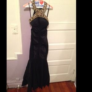 Black gown