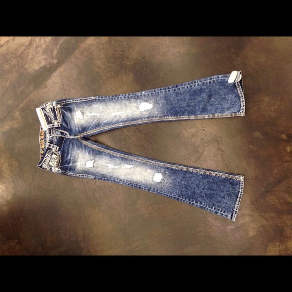 Nwt Womens Rock Revival Jeans Sun Boot - Picture 1 of 3