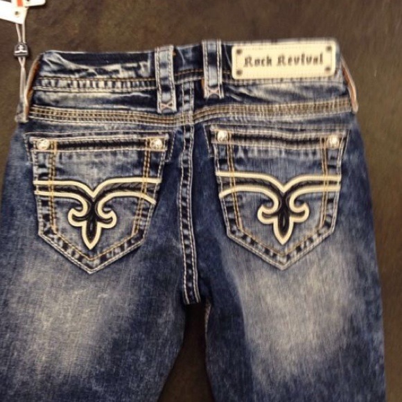 Nwt Womens Rock Revival Jeans Sun Boot - Picture 3 of 3