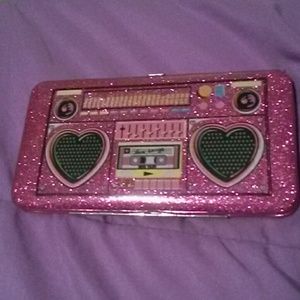 Sparkly boombox wallet barely used like new
