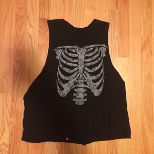 Brandy Melville Skeleton Tee