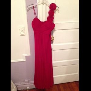 Red gown