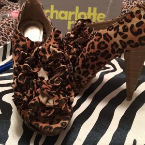 Charlotte Russe Leopard Heels