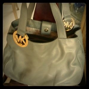 MK authentic grey purse