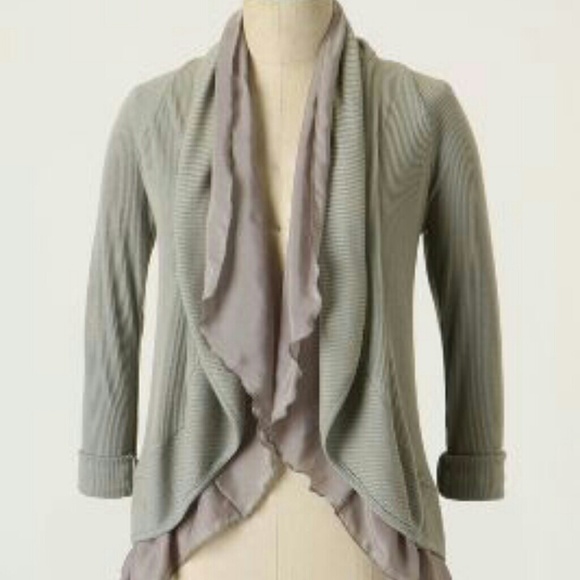 Anthropologie Sweaters - Anthropologie Herb Field Cardigan