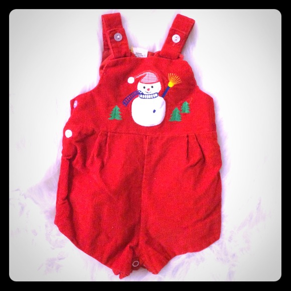 Vintage Snowman Romper