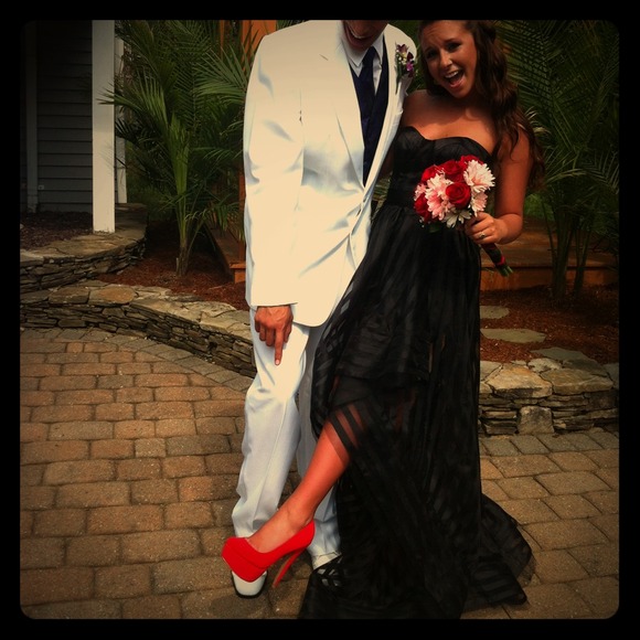 Vintage Short to Long prom dress