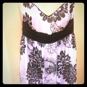 Strapless dress from Black and White Store