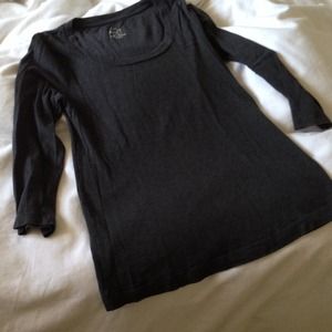 Jcrew artist tee with quarter length sleeves