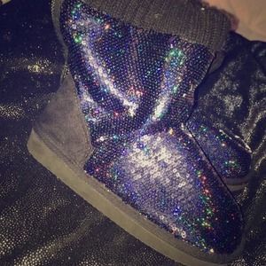 Victoria's Secret sequin boots