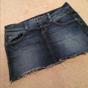 Guess denim skirt