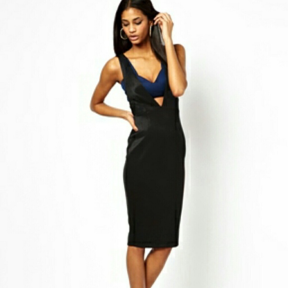 ASOS Deep Plunge Bra Top Dress
