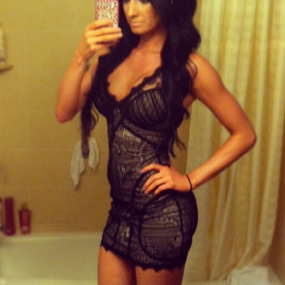 Bebe lace dress