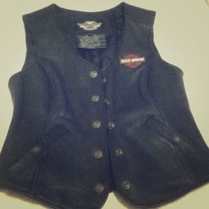 Harley Davidson leather vest