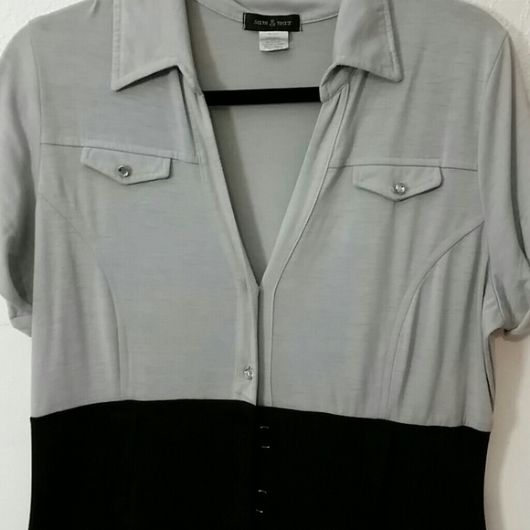 Sam & Max XL gray and black dress. - Picture 3 of 3