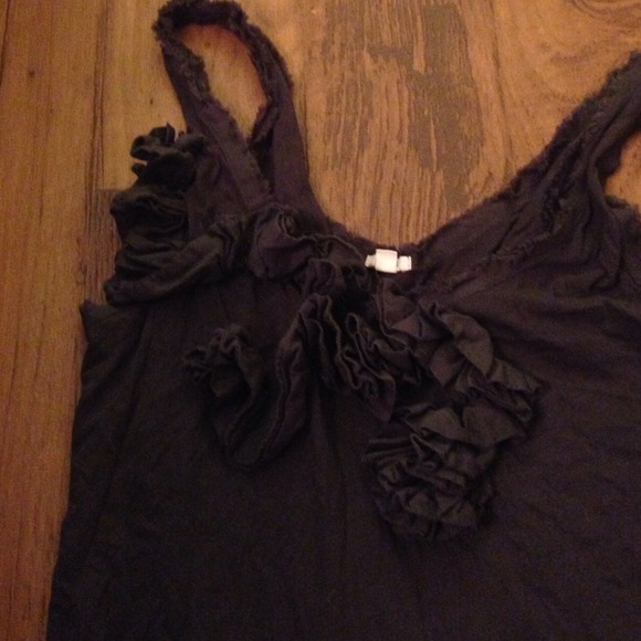 J Crew Ruffle Tank Top - Picture 2 of 2