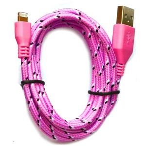 Pink 10FT iPhone 5/5s Charging Cable
