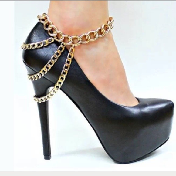 Jewelry - 🎀New arrival! Gold high heal multi chain anklet
