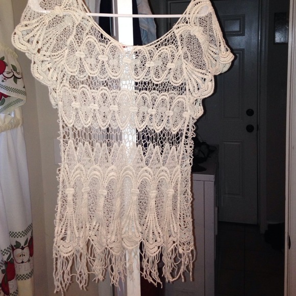 Sort of a fish net lookin shirt