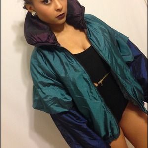 Old school windbreaker coat