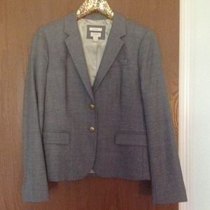 Jcrew gray school boy blazer