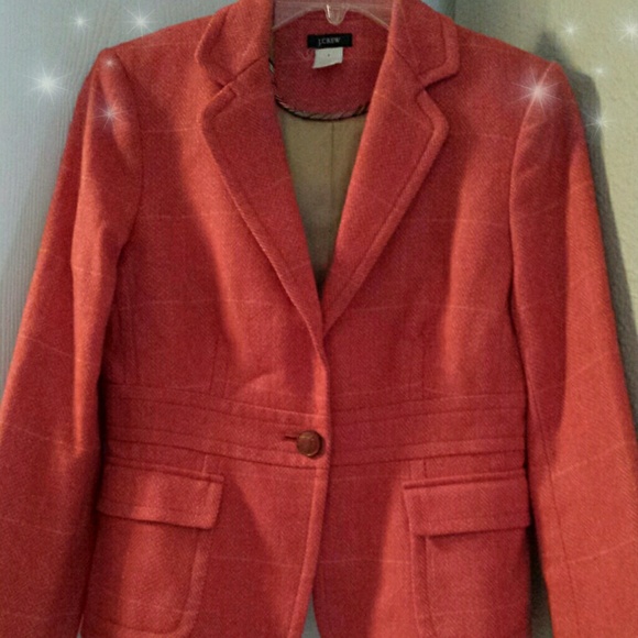 J. Crew pink blazer