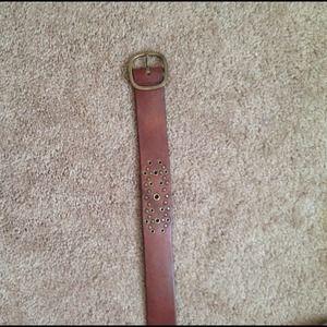 American eagle leather belt