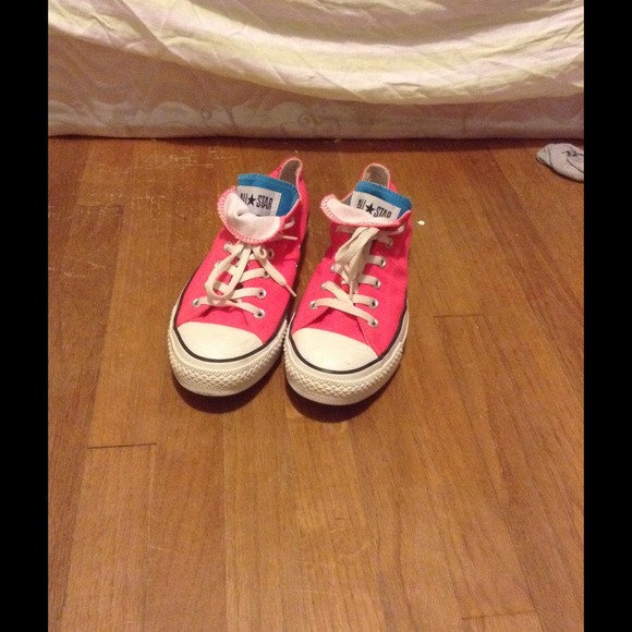 💕New❗️hot pink Converse💕