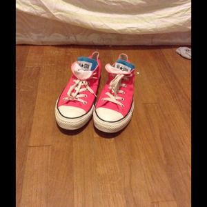💕New❗️hot pink Converse💕