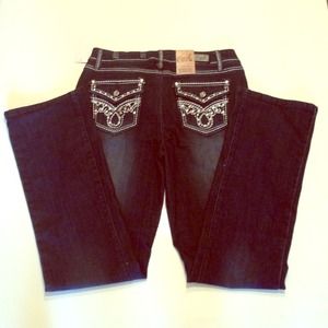 Embellished pocket Earl Jeans