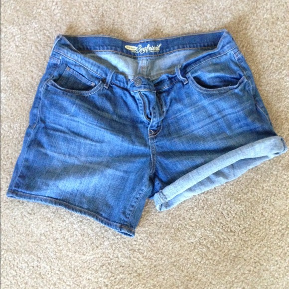 Jean "boyfriend" shorts