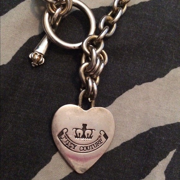 Juicy Couture Silver Heart Necklace