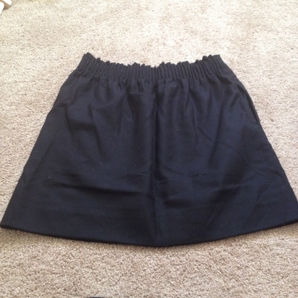 Bundle!!! Jcrew black /blue wool high waisted mini